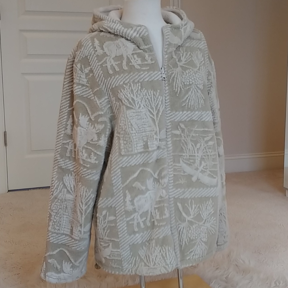 Reversible double lined winter jacket